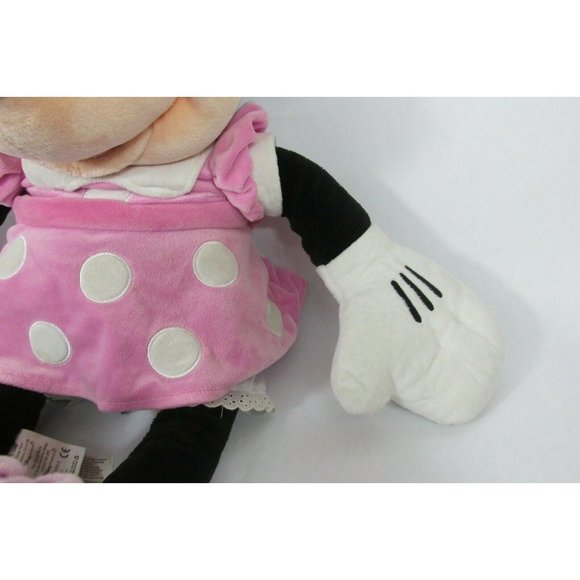 MINNIE MOUSE 28" HUGE Disney StoreCharacter Plush Stuffed Toy Pink Dress - Picture 3 of 12